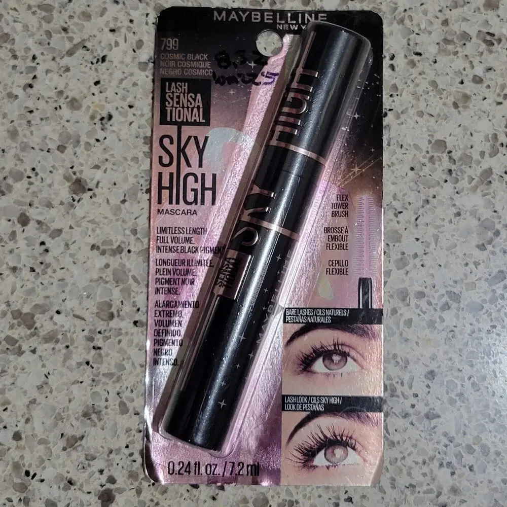 Maybelline Lash Sensational SKY HIGH Cosmic Black 799 Washable Mascara✨️NIP✨️